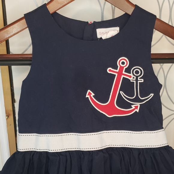 Euc size 5 girls nautical dress - Picture 2 of 5